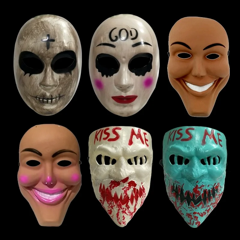 Led Purge Mask Halloween - Topeng Human Removal Plan, Topeng Evil