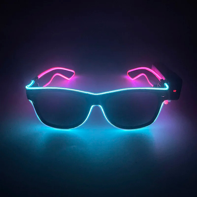Glow In The Dark Party Glasses - Kacamata LED Nirkabel Baru yang Keren,