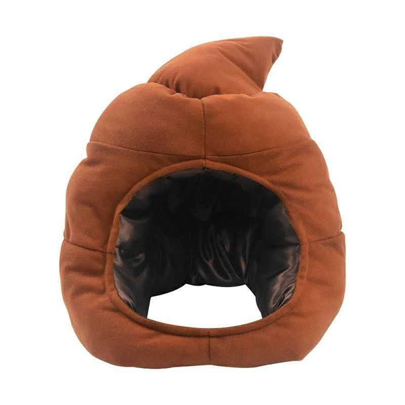Fake Poop Gag Gift - Headband Bentuk Kotoran Kreatif Lucu Topi