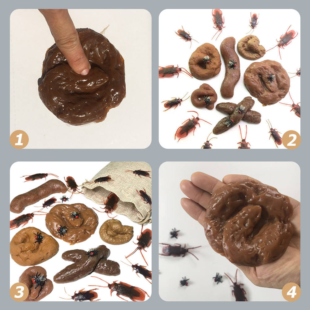 24 buah Mainan Lelucon Kotoran - Fake Poop Gag Gift ulasan dan harga
