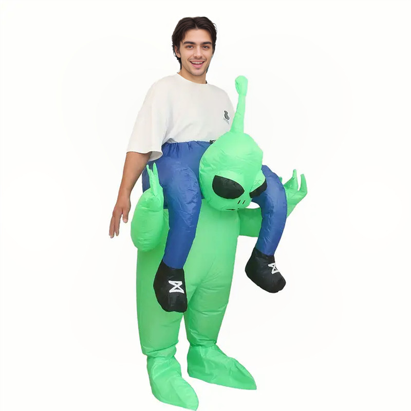 Kostum Alien Tiup yang Menyena - Inflatable Dinosaur Costume Adult ulasan dan harga