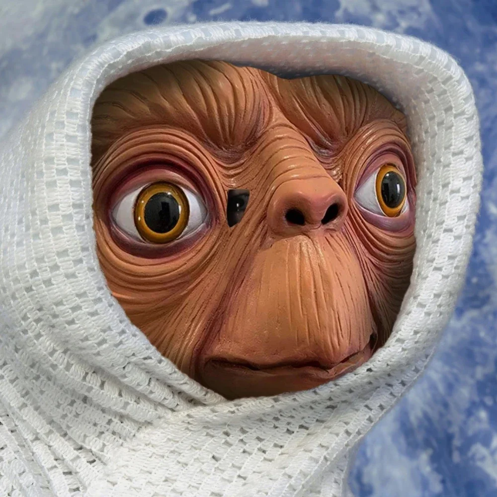 Topeng Alien ET dari Bahan Lat - Latex Alien Mask Realistic ulasan dan harga