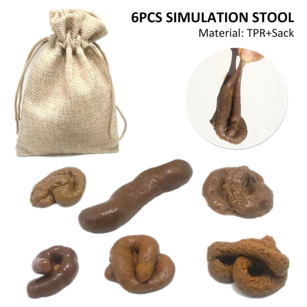 6 Buah Lelucon Kotoran Anjing  - Fake Poop Gag Gift ulasan dan harga